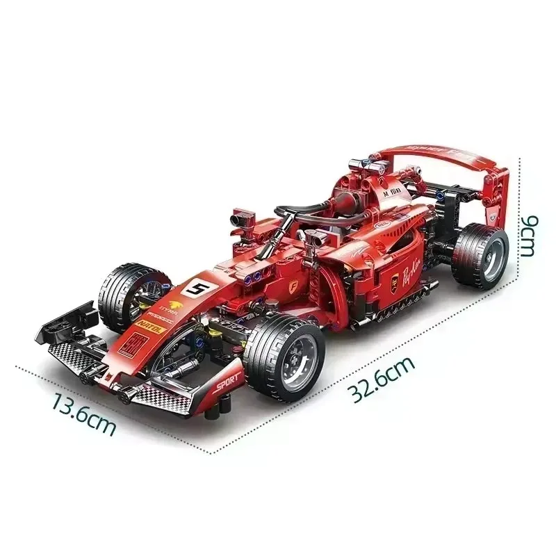Arindolê Brinquedos Blocos de Montar Carro de Corrida F1 1642 peças criatividade e diversão