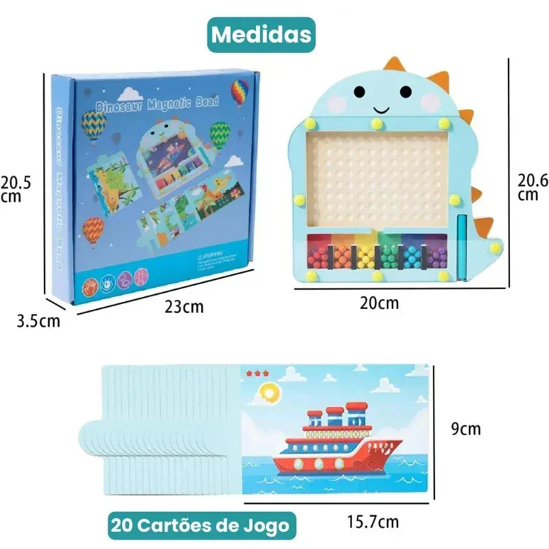 Dinossauro Magnético Montessori — imagem 11