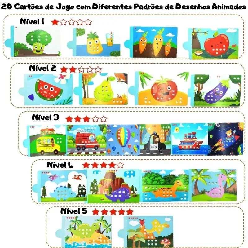 Dinossauro Magnético Montessori — imagem 5