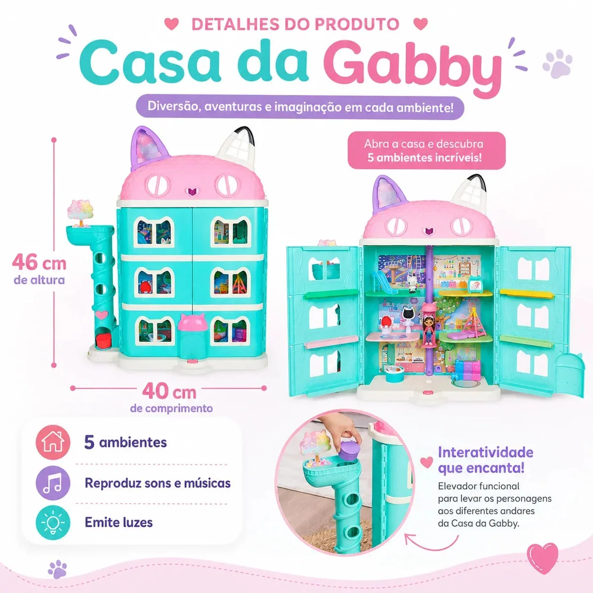 Casa Da Gabby Dollhouse — imagem 2