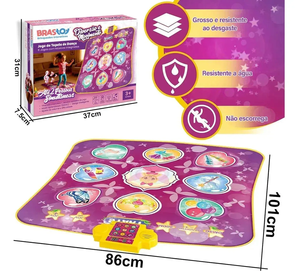 Dance Mat Kids – Tapete Musical Interativo — imagem 3