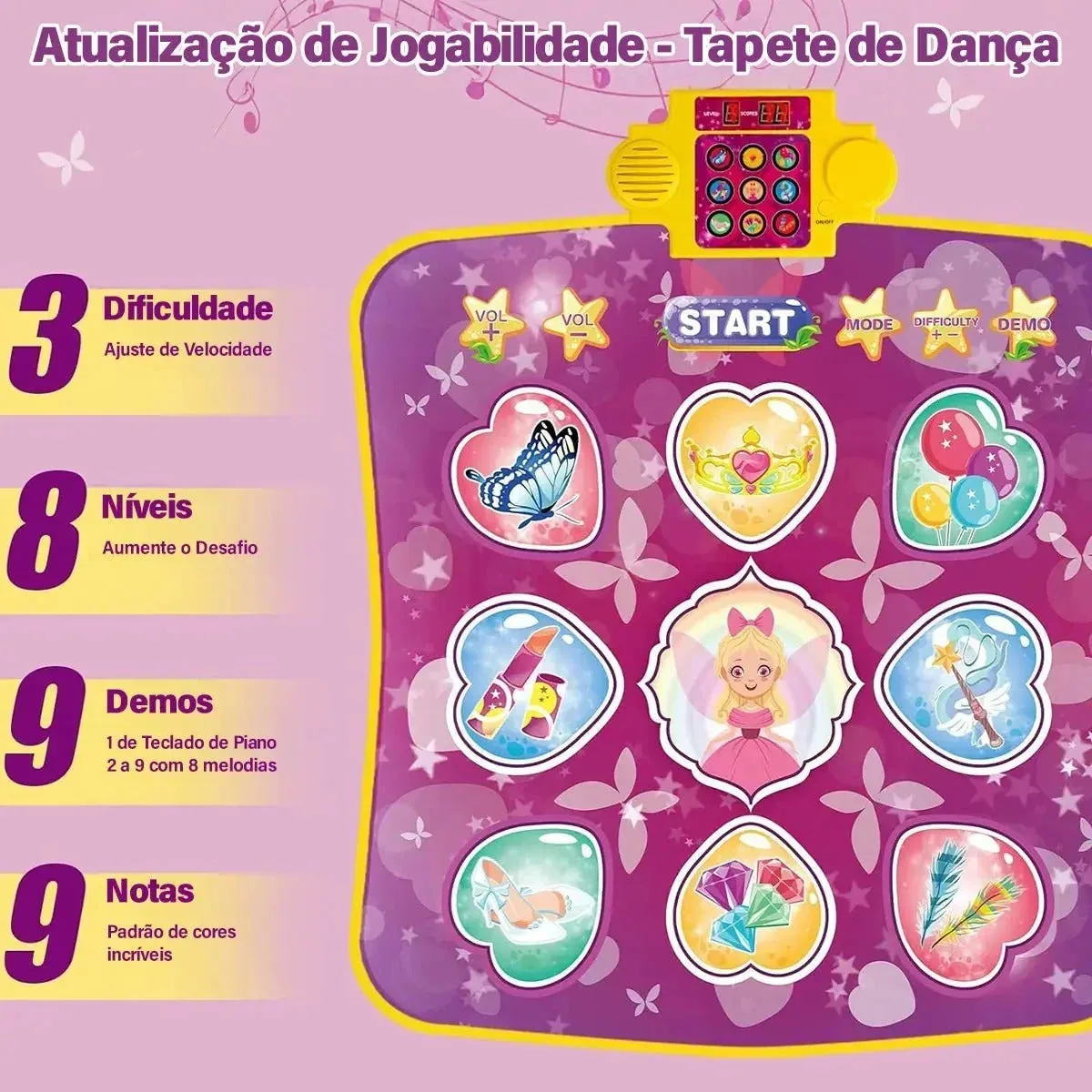 Dance Mat Kids – Tapete Musical Interativo — imagem 6