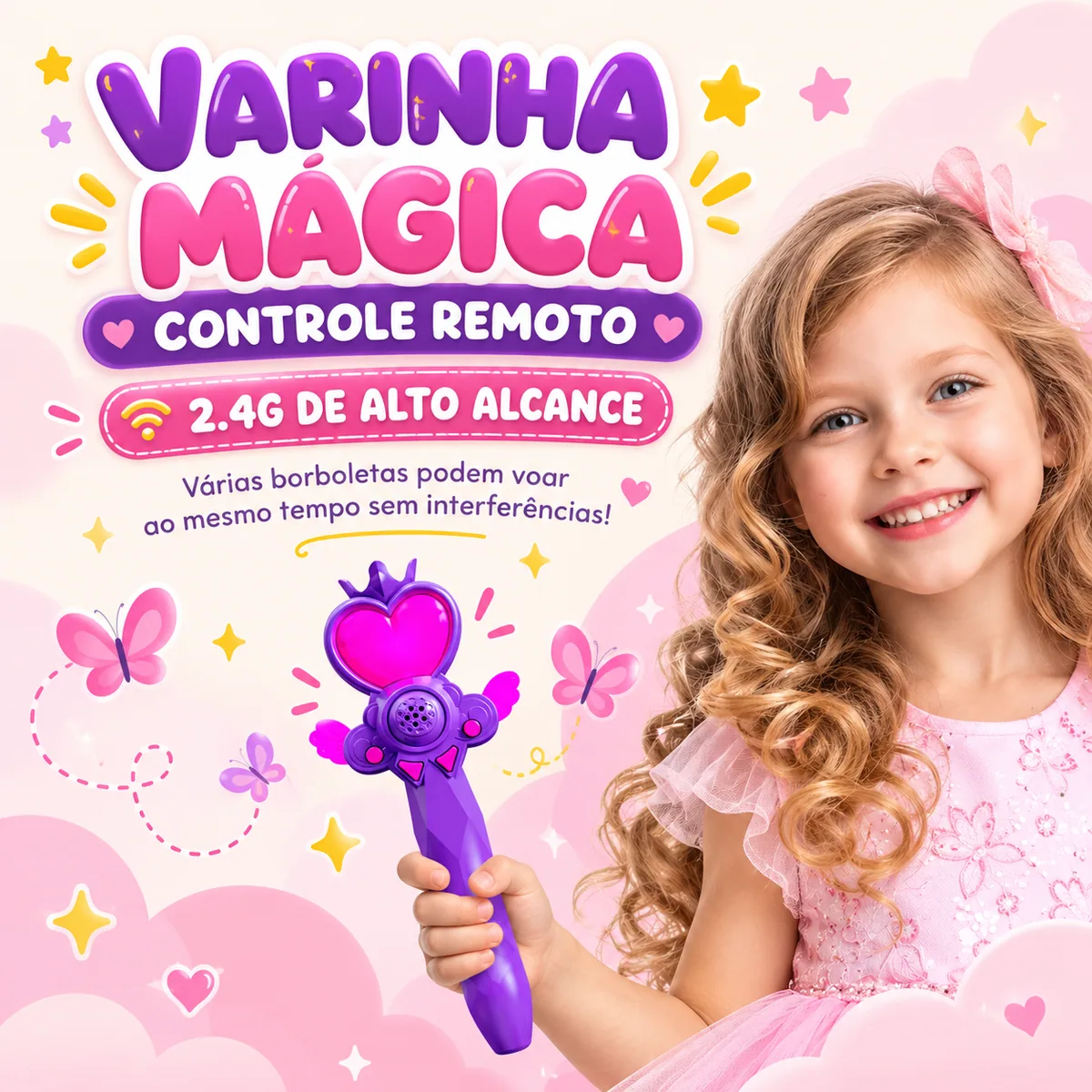 FlyBella — Drone Infantil Borboleta com Controle Remoto — imagem 2