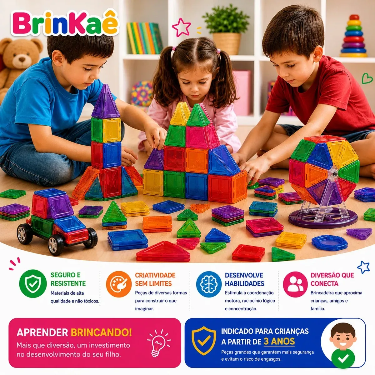 ImagineBlocks – Blocos Magnéticos Educativos — imagem 4