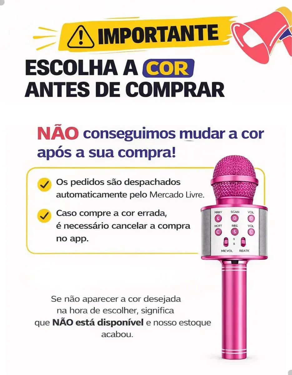 Karaoke Kids – Microfone Bluetooth Infantil — imagem 2