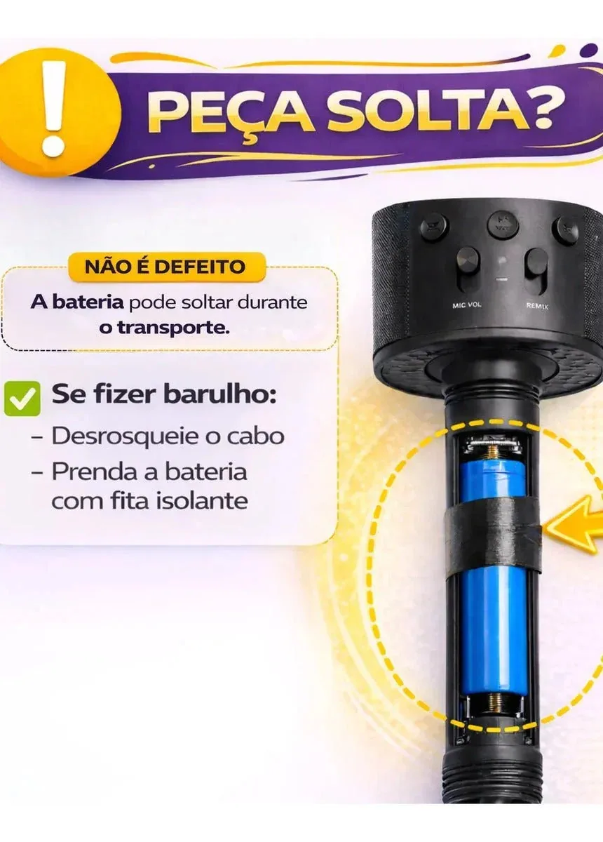 Karaoke Kids – Microfone Bluetooth Infantil — imagem 7