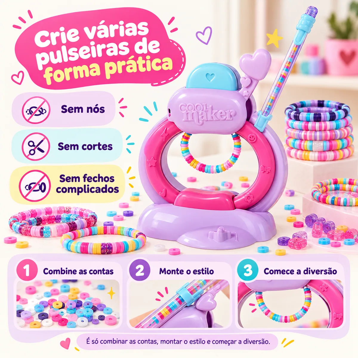 PopStyle — Máquina Para Fazer Pulseiras — imagem 3